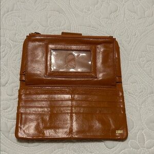 HOBO Tan Leather Card Holder